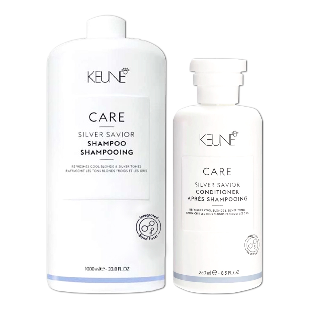 KEUNE 肯葳 淨白去黃2.0洗護組合-CARE C11淨白鏈鍵髮浴1000ml+ C11護髮素250ml