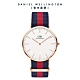 Daniel Wellington DW 手錶 Classic Oxford 40mm藍紅織紋錶 DW00100001 product thumbnail 1