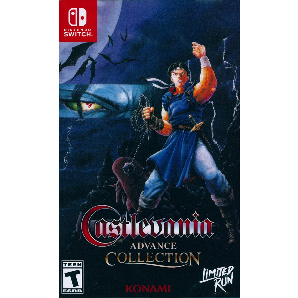 惡魔城 Advance 精選輯 惡魔城XX封面 Castlevania - NS Switch 英日文美版