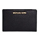 MICHAEL KORS JET SET金字LOGO防刮皮革證件卡夾(附名片夾)-黑 product thumbnail 1