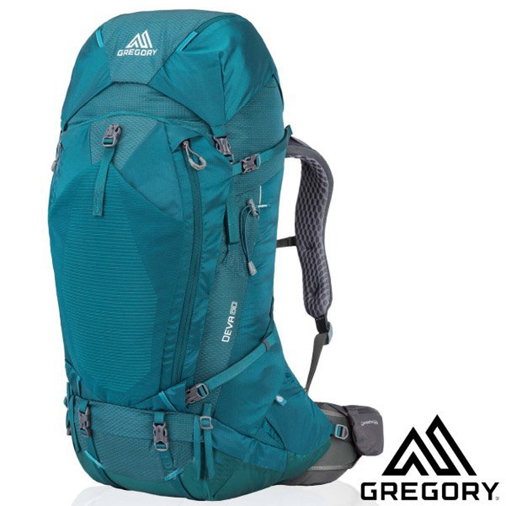 GREGORY 女新款 DEVA 60L 專業健行登山背包S_安地卡綠