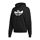 adidas 帽T Graphic Shmoo Hoodie 男女 愛迪達 幽靈 連帽上衣 內刷毛 保暖 黑 白 GJ0843 product thumbnail 1