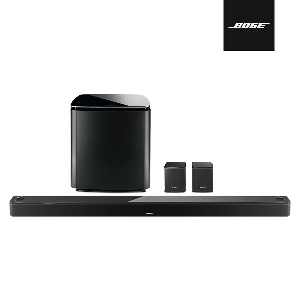 Bose 杜比全景聲家庭影院組合 黑色 (SB900+BM700+SS無線環繞揚聲器 3件組)