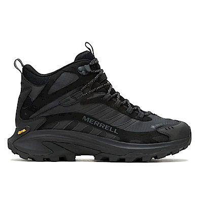 Merrell Moab Speed 2 Mid GTX [ML037501W] 男 戶外鞋 登山 越野 寬楦 防水 黑