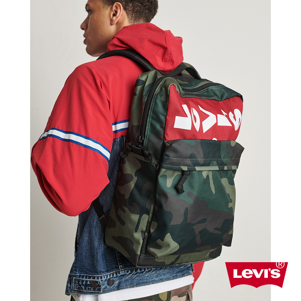 Levis 後背包 經典LOGO 迷彩