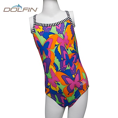 美國DOLFIN 女童運動連身泳裝 Fauna