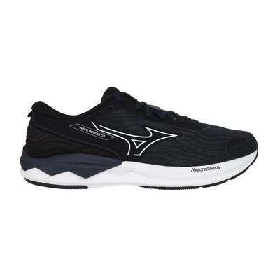 MIZUNO WAVE REVOLT 3 男慢跑鞋-運動 反光 美津濃 J1GC248103 丈青黑白