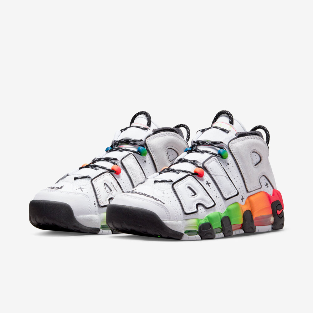 Nike Air More Uptempo 96 [DV1233-111] 男休閒鞋運動復古大AIR 塗鴉白