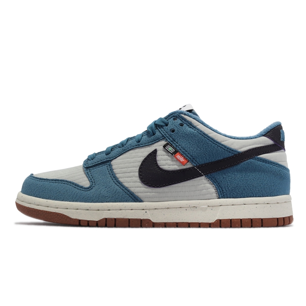 Nike 休閒鞋Dunk Low SE GS 大童Toasty 女鞋回收材質藍紫DC9561400