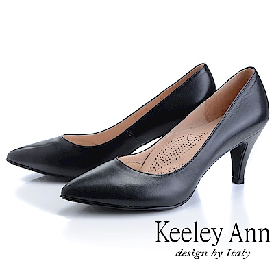 Keeley Ann慵懶盛夏 MIT面試必備高跟鞋(黑色)
