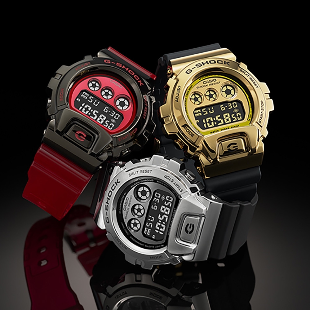 CASIO 卡西歐G-SHOCK DW-6900 25周年金屬手錶(GM-6900B-4) | G-SHOCK