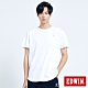 EDWIN EFS涼感剪接 長版短袖T恤-男-白色 product thumbnail 1