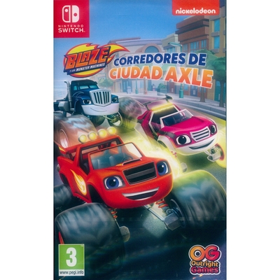 旋風戰車隊：車軸市賽車 Blaze and the Monster Machines: Axle City Racers - NS Switch 中英文歐版