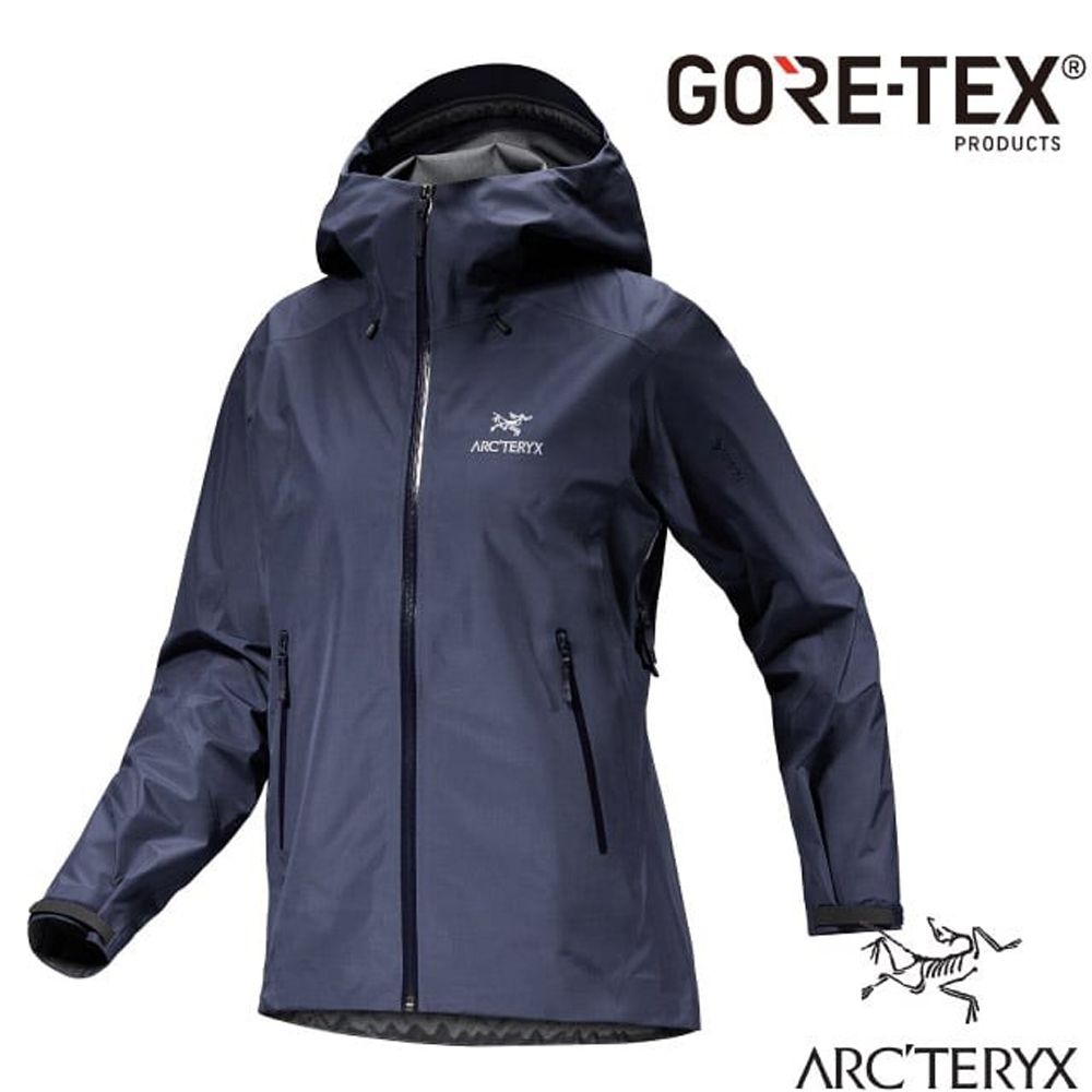 【ARCTERYX 始祖鳥】女 Beta LT Gore-Tex 防水透氣連帽外套(僅350g).風雨衣_X000007239 黑寶石