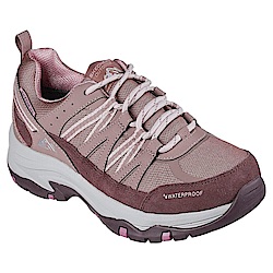 Skechers Trego [180003MVE] 女 戶外鞋 越野 登山 防水 止滑 耐磨 緩震 舒適 梅紅