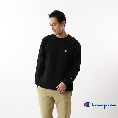 Champion RW 9.4oz Logo長袖Tee(黑色)