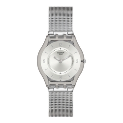 Swatch SKIN超薄系列手錶 METAL KNIT (34mm) 男錶 女錶 手錶 瑞士錶 金屬錶 錶