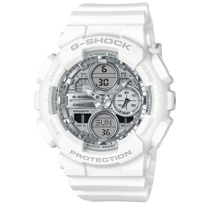 CASIO 卡西歐 G-SHOCK 夏日海濱 雙顯腕錶 45.9mm / GMA-S140VA-7A