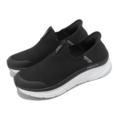 Skechers 休閒鞋 D Lux Walker-Homebound Slip-Ins 女鞋 黑 避震 厚底 套入式 149817BKW