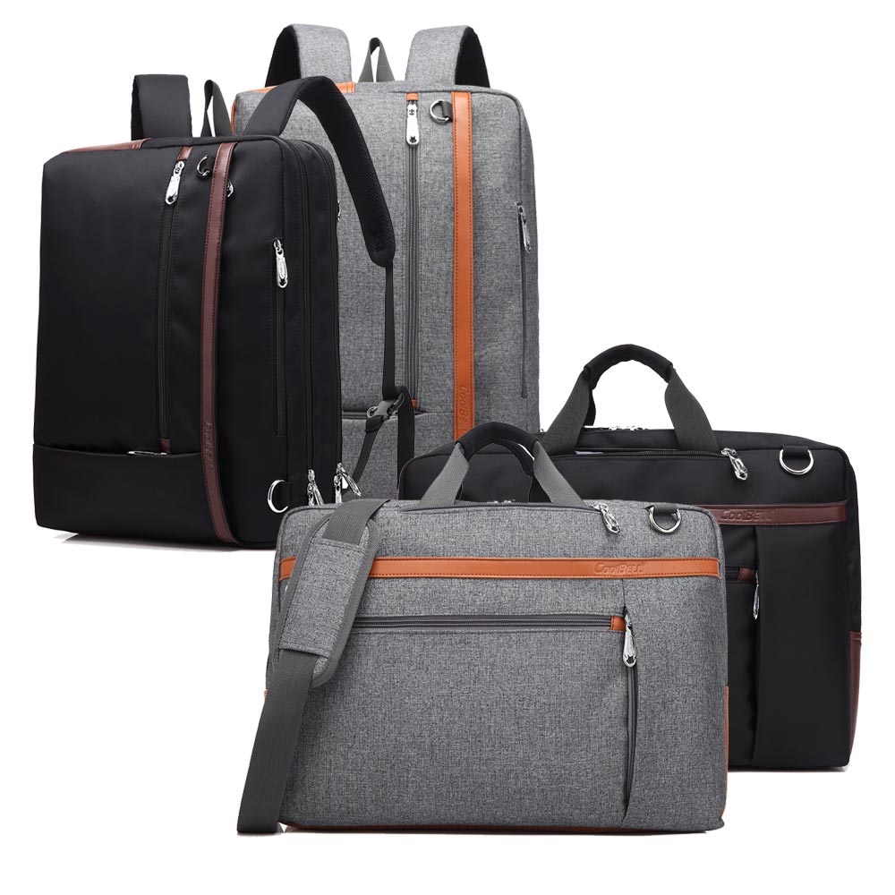 17.3吋 新本格 真三用款手提包/側背包/後背包 大容量防潑水平板筆電商務包