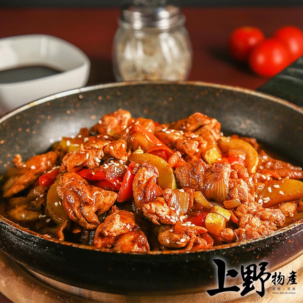 【上野物產】墨西哥辣雞肉醬醬包 x10包(280g±10%/固形物重105g/包)