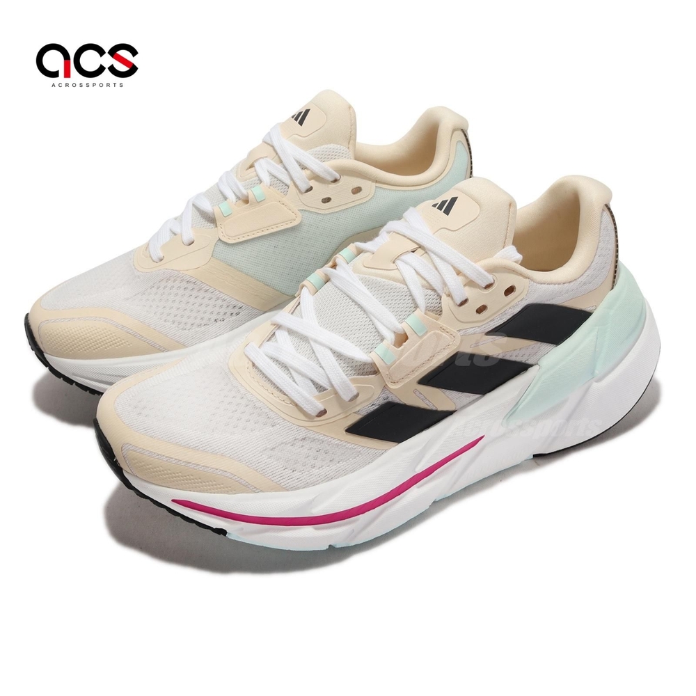 adidas 慢跑鞋 Adistar CS W 女鞋 米白 路跑 厚底 弧形 運動鞋 愛迪達 馬牌輪胎底 GX8454