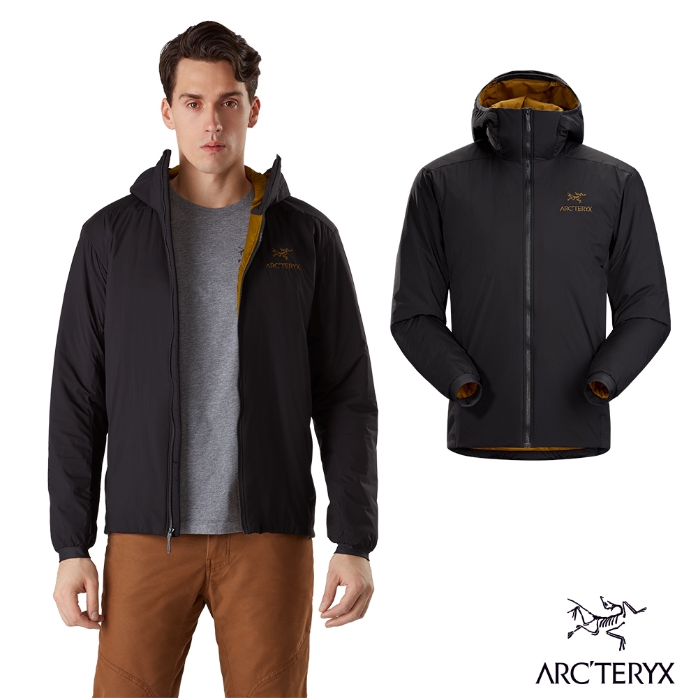 Arcteryx 始祖鳥男atom Lt 輕量連帽化纖外套24k黑 Gore Tex Yahoo奇摩購物中心