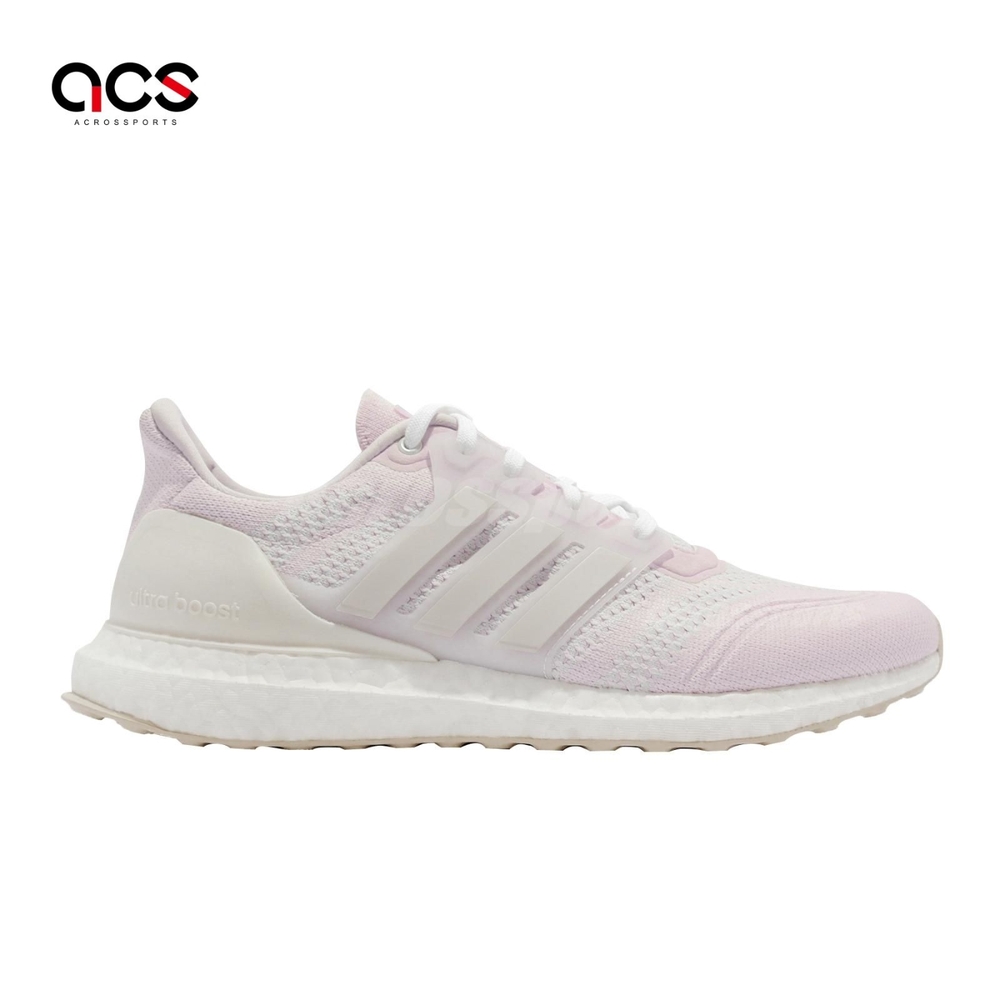 Adidas 慢跑鞋Ultraboost DNA Prime 男鞋白嫩粉紅路跑運動鞋GX7181