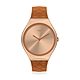 Swatch Skin Irony 超薄金屬系列 BROWN QUILTED 率性棕(38mm) product thumbnail 1
