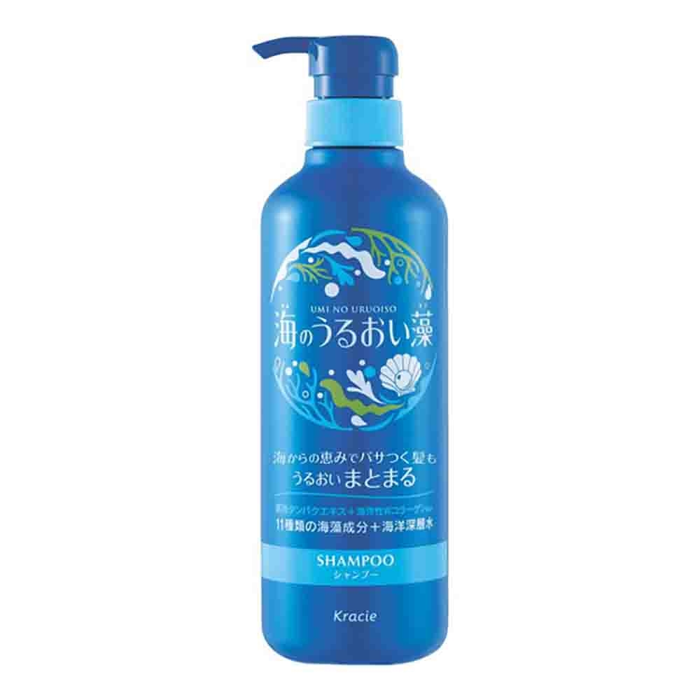 日本【KRACIE】海藻深層水潤澤洗髮精490ml