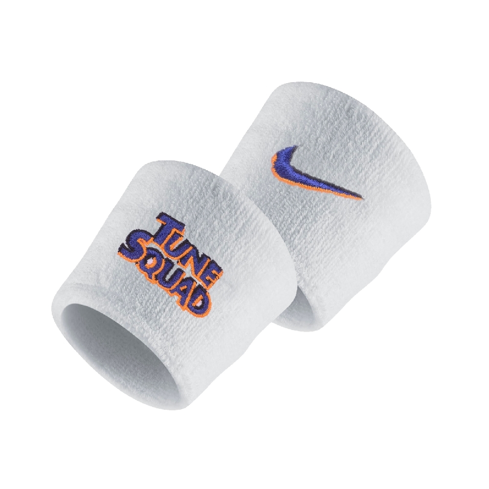 Nike 護腕 Swoosh SJ2 Wristbands 怪物奇兵 Space Jam 2 LBJ 白 彩 N100418018-2OS