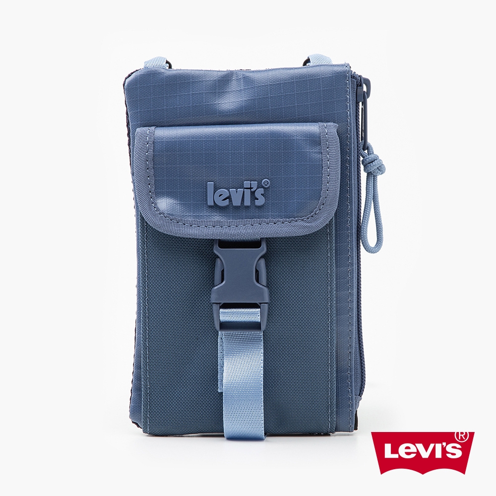 Levis 男女同款 隨身小包 / 精工立體Logo 英倫藍