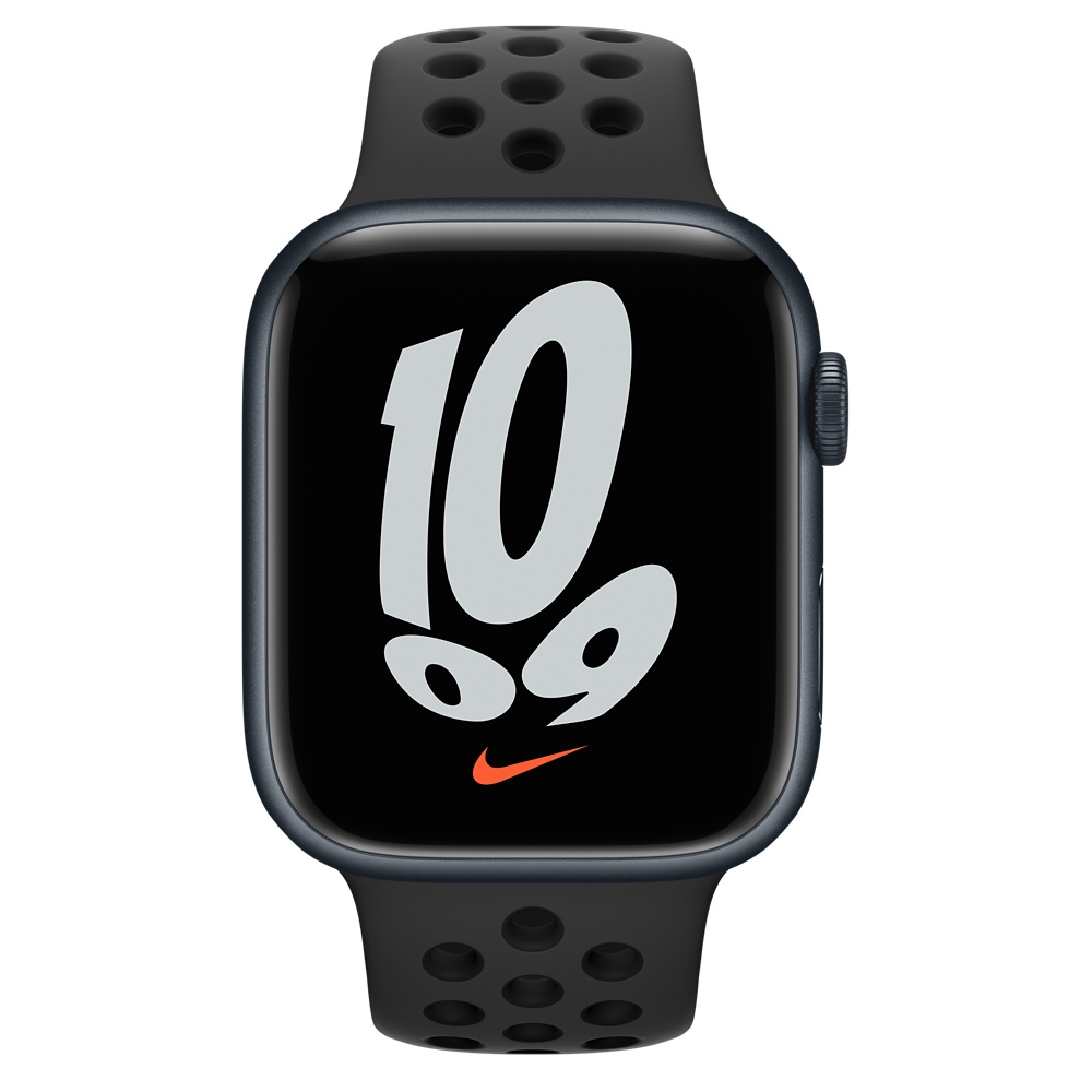 Apple Watch Nike Series 7 (GPS) 45mm 午夜色鋁金屬錶殼+Anthracite