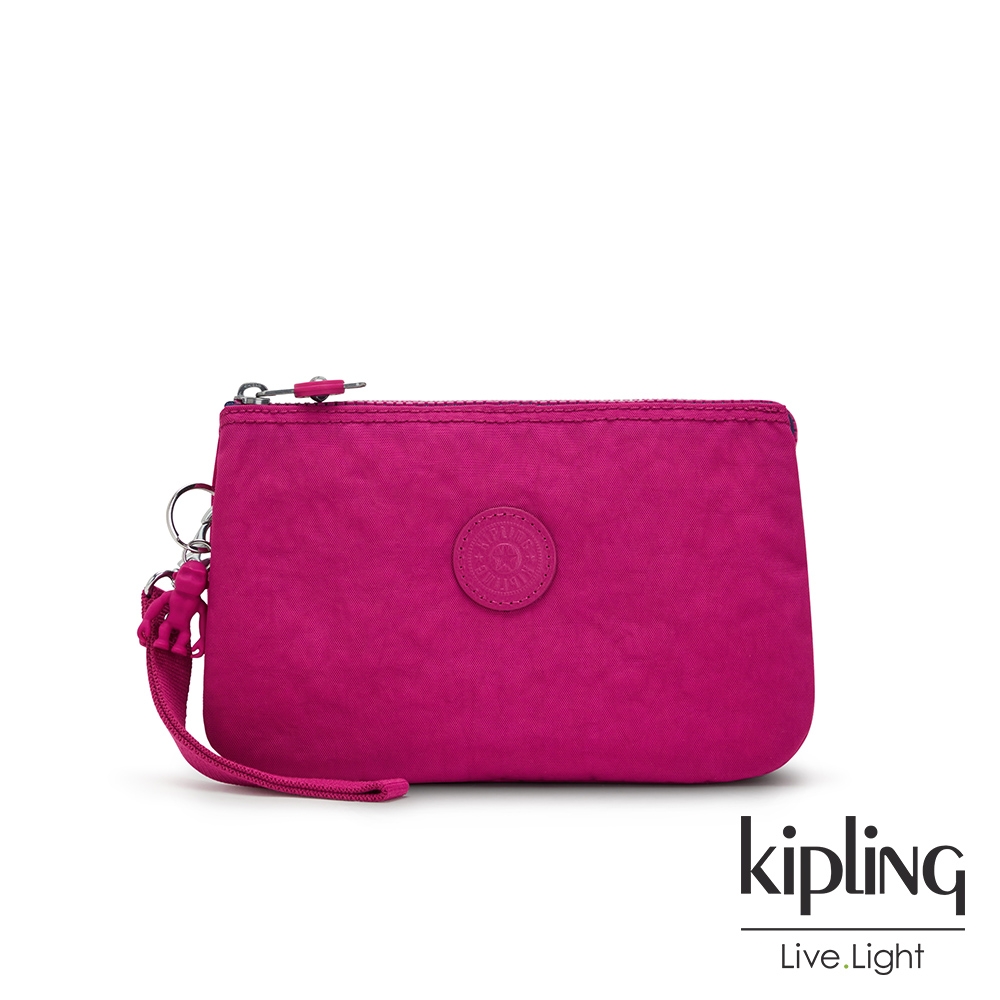 Kipling 香檳桃紫色多層配件包-CREATIVITY XL