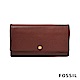 FOSSIL AUBREY 金釦設計多功能零錢長夾-酒紅色 SL7811227 product thumbnail 1