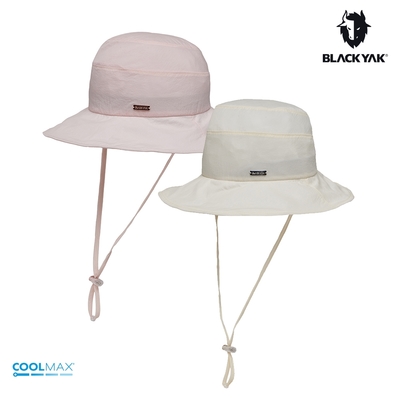 BLACKYAK 女 輕量漁夫帽(粉紅/象牙白)| IU代言 遮陽帽 運動配件 透氣 |BYDB1WAF01