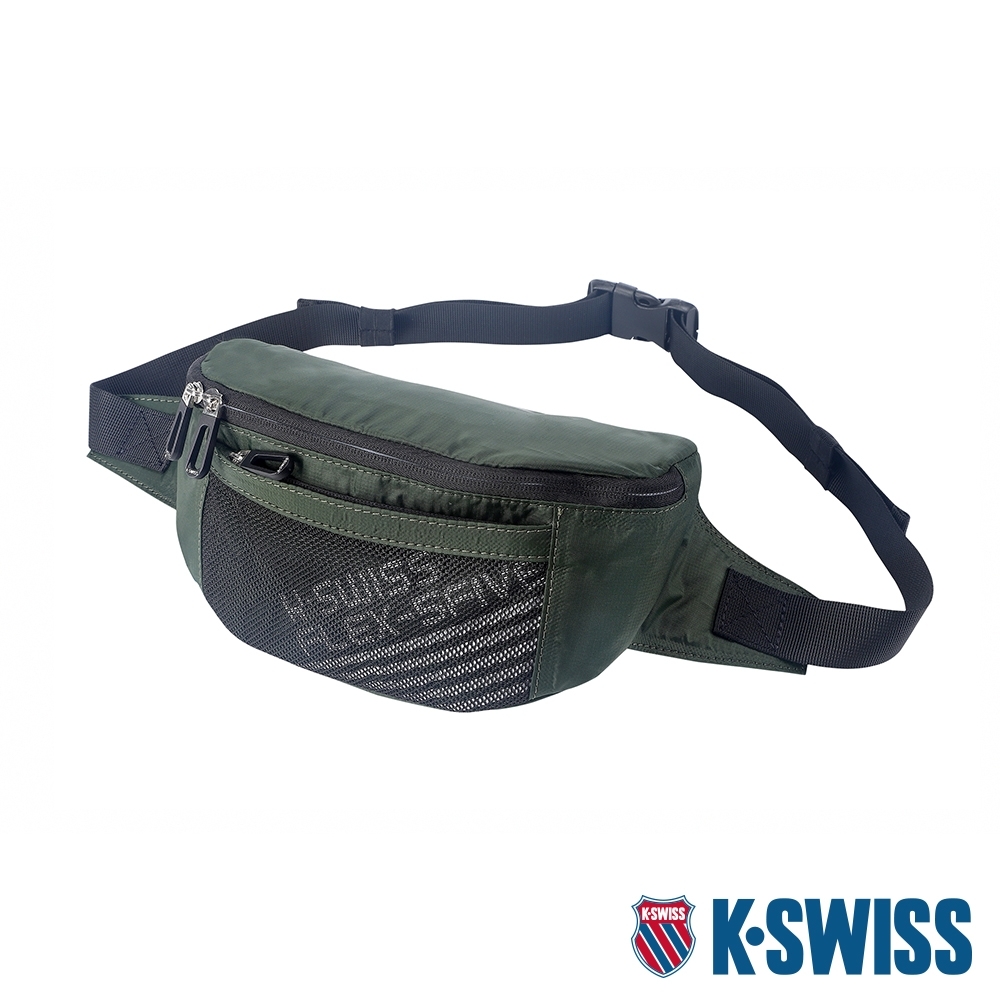 K-SWISS Fanny Waist Pack運動腰包-橄欖綠