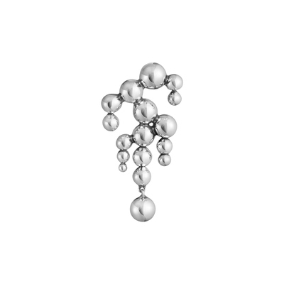 Georg Jensen 喬治傑生 - MOONLIGHT GRAPES 吊燈形單邊針式耳環 - 右耳