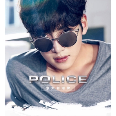 POLICE- 水銀面 太陽眼鏡 (銀色)PE-SPL456G