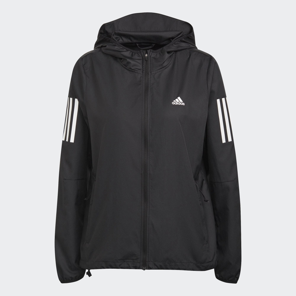 adidas 外套 女款 運動連帽外套 亞規 OTR WINDBREAKER 黑 H59271