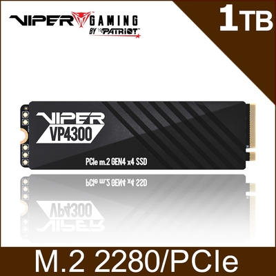 VIPER蟒龍 VP4300 1TB M.2 2280 PCIE SSD固態硬碟