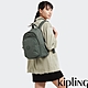 Kipling 軍綠老花格紋上方拉鍊後背包-DELIA product thumbnail 1