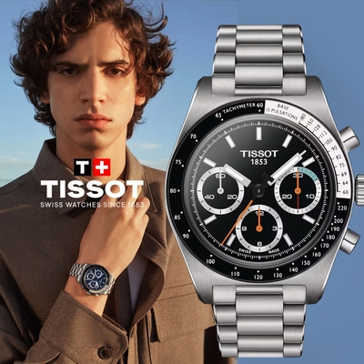 TISSOT 天梭 官方授權 PR516 手動上鍊機械計時手錶 送禮推薦-41mm T1494592105100