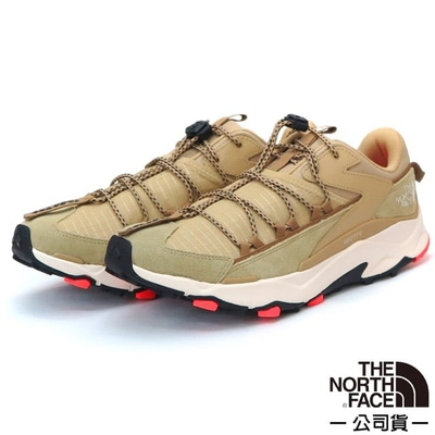 美國 The North Face 男新款 VECTIV Taraval Tech 休閒鞋.戶外登山健行鞋_7W4S-QV3 淺棕 N