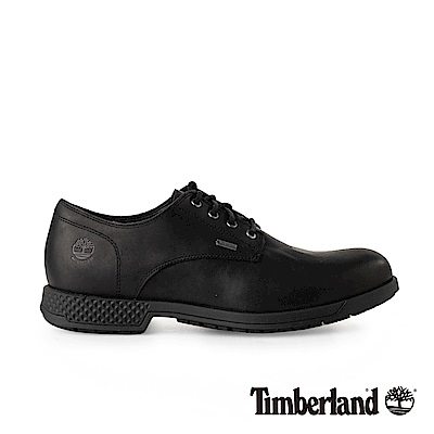 Timberland 男款黑色全粒面皮革休閒鞋 | A1SN9015