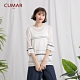 【CUMAR】輕薄條紋女七分袖-針織衫(二色/版型合身) product thumbnail 1