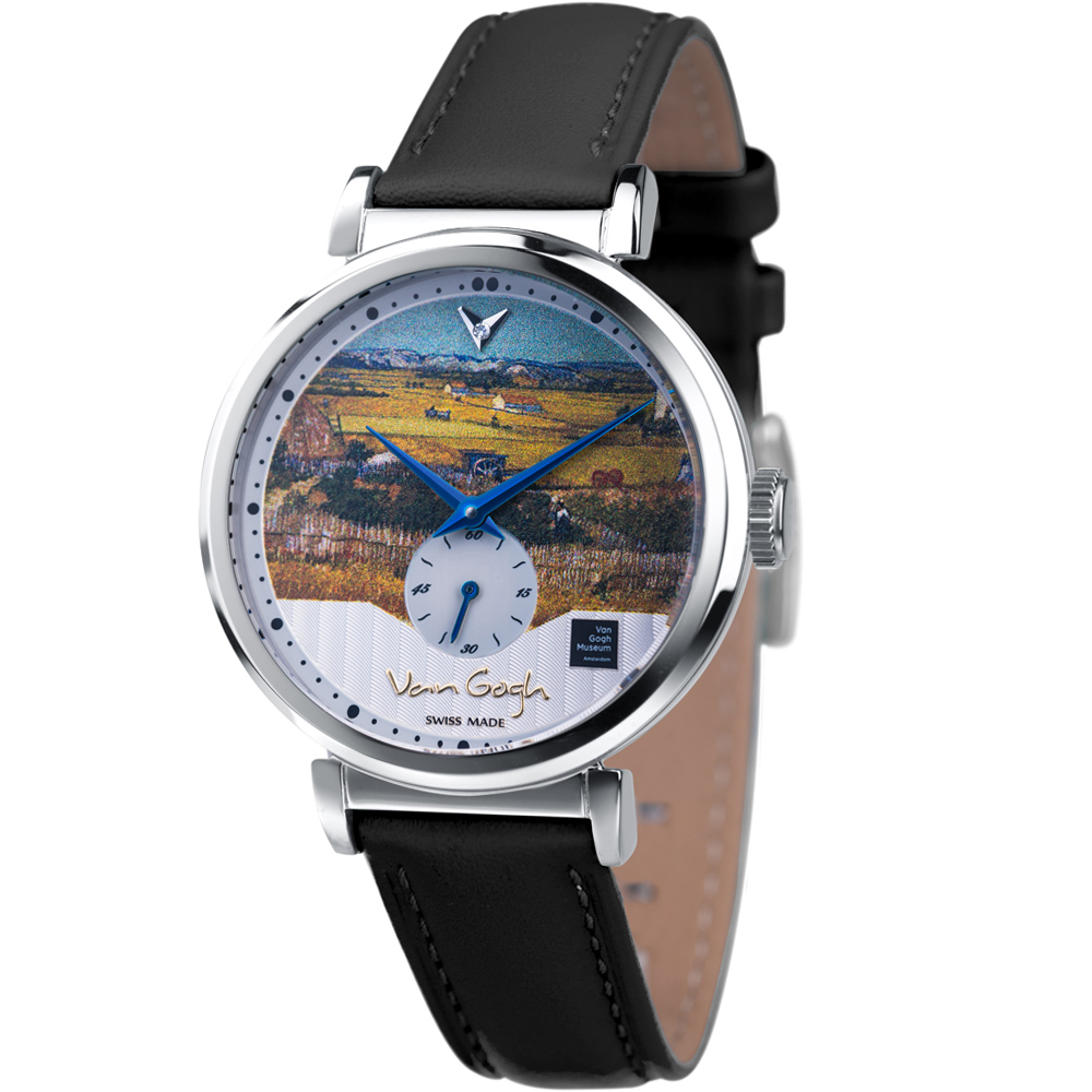 梵谷Van Gogh Swiss Watch小秒盤梵谷經典名畫男錶(C-SLMT-26)