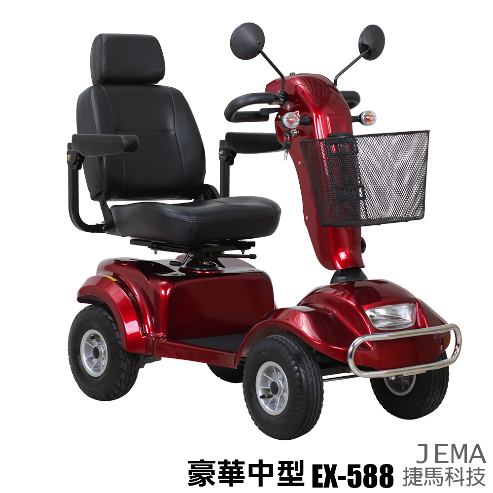 【捷馬科技 JEMA】EX-588 豪華版 中型 輕鬆代步 四輪電動車 product image 1