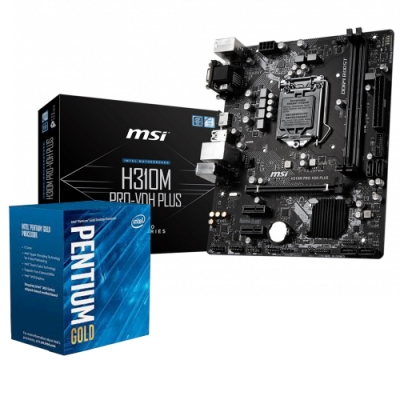 MSI H310M PRO-VDH PLUS + Intel G5400 組合套餐