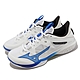 Mizuno 羽球鞋 Wave Claw NEO 2 寬楦 男鞋 白 藍 桌球鞋 室內運動 回彈 美津濃 71GA2270-26 product thumbnail 1